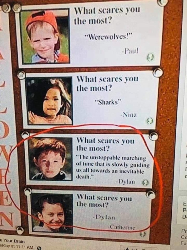 what scares you